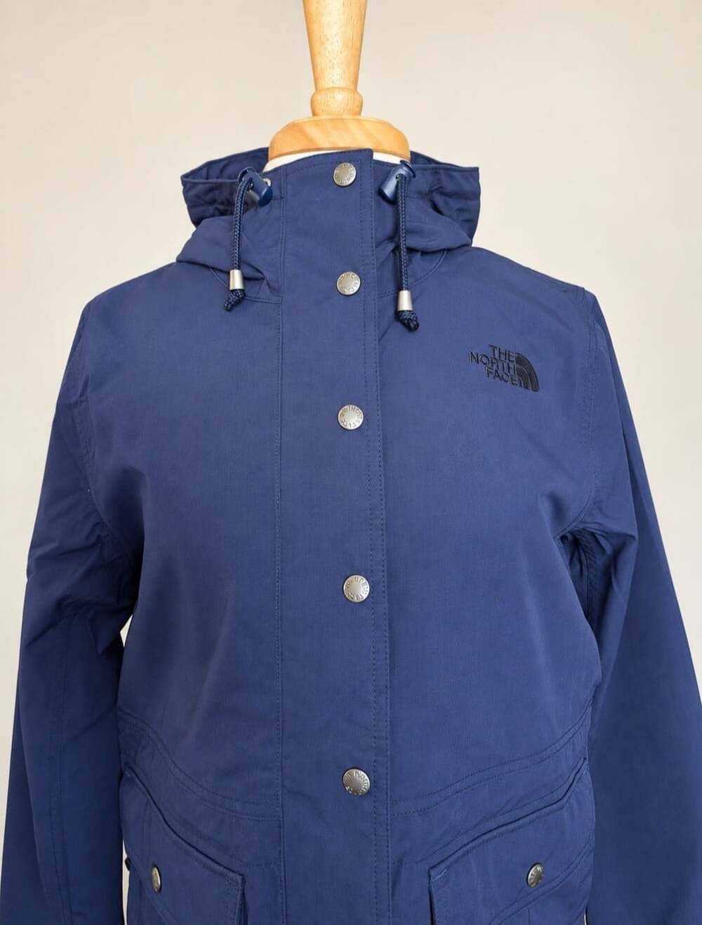 The North Face Keppler Rain Jacket Women L Summit Navy Hooded NWT - Picture 5 of 16